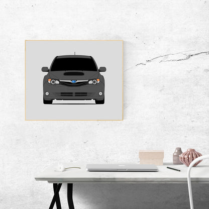 Subaru Impreza G3 (2008-2010) Poster