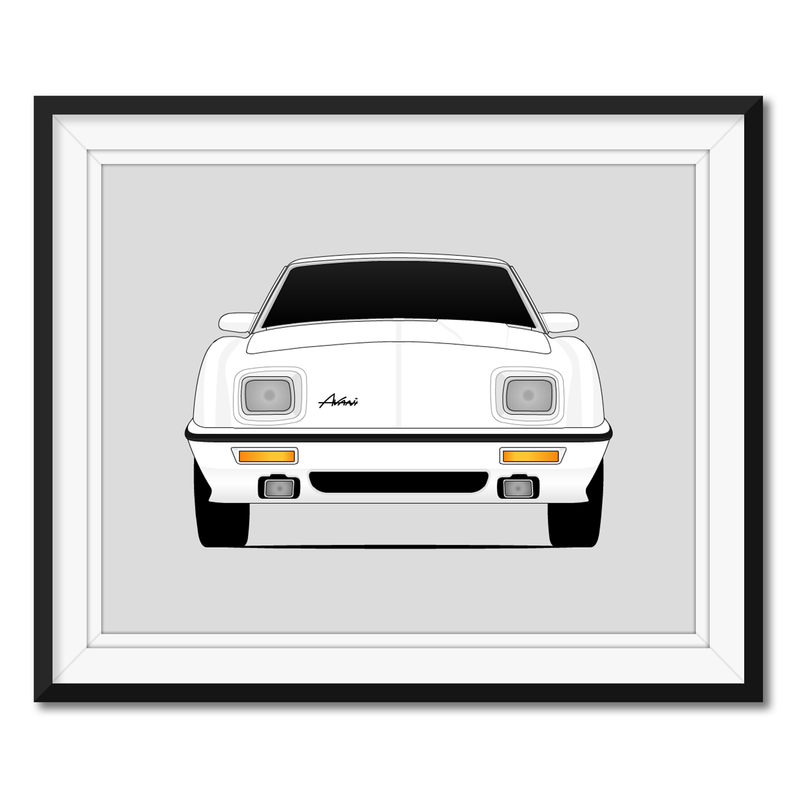 Studebaker Avanti II (1987-1989) Platform Poster