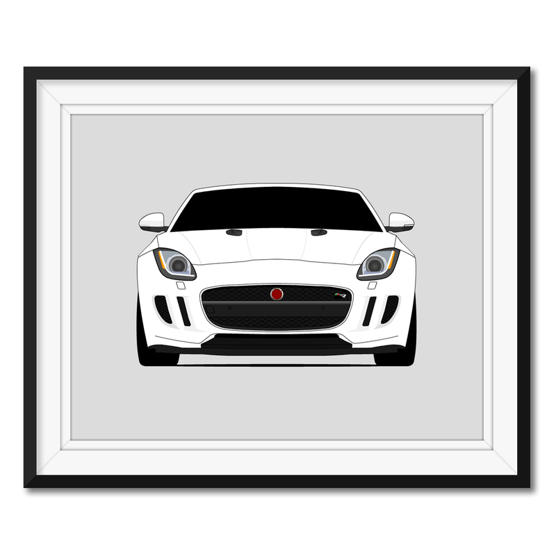 Jaguar F-Type R X152 (2013-2019) Poster