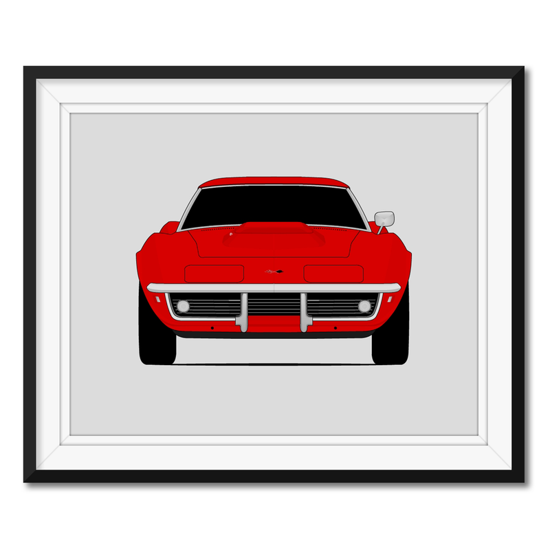 Chevy Corvette L88 C3 (1968-1969) Poster