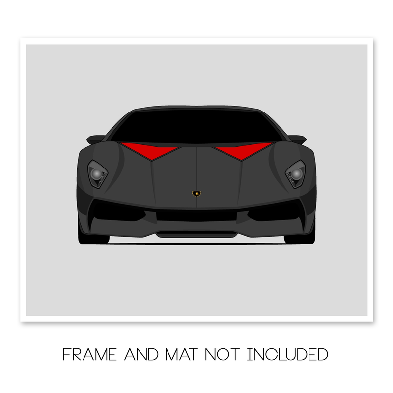 Lamborghini Sesto Elemento (2012) Poster