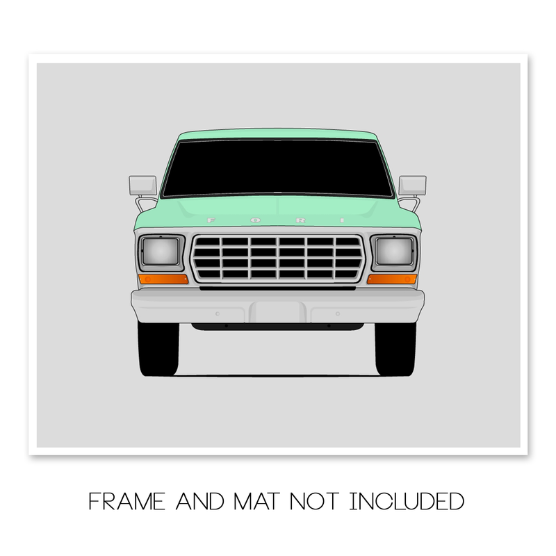 Ford F-100 (1978-1979) 6th Generation Poster