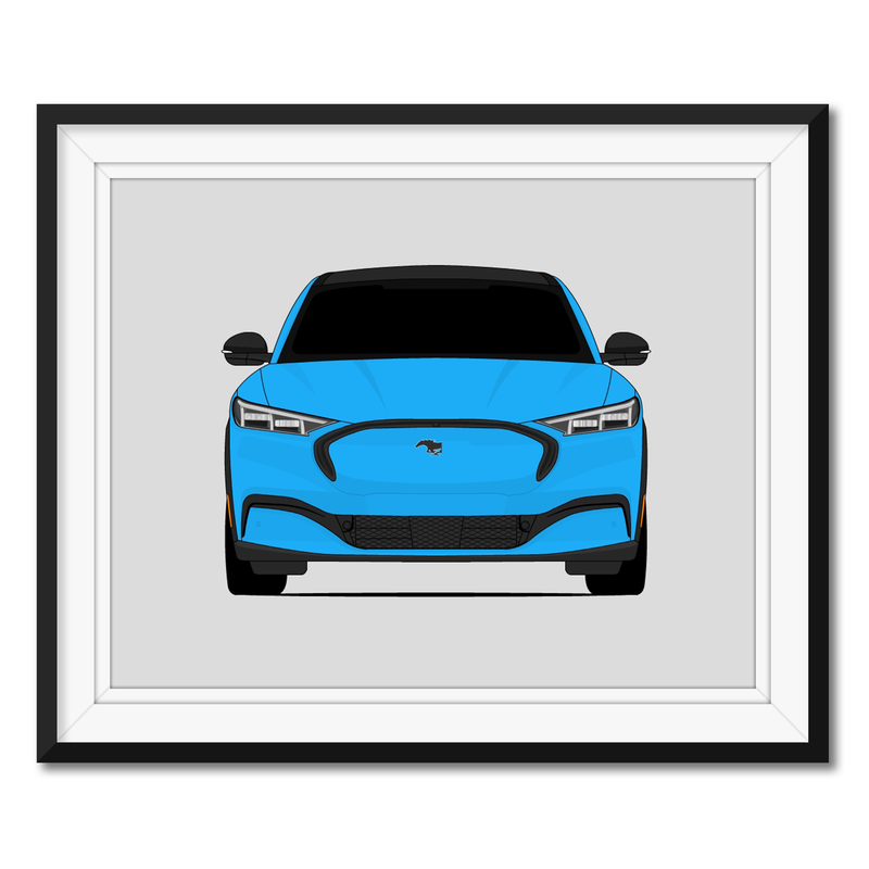 Ford Mustang Mach E (2021-Present) Poster