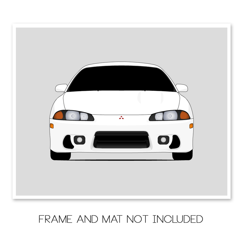 Mitsubishi Eclipse DSM (1997-1999) 2nd Generation Facelift Poster