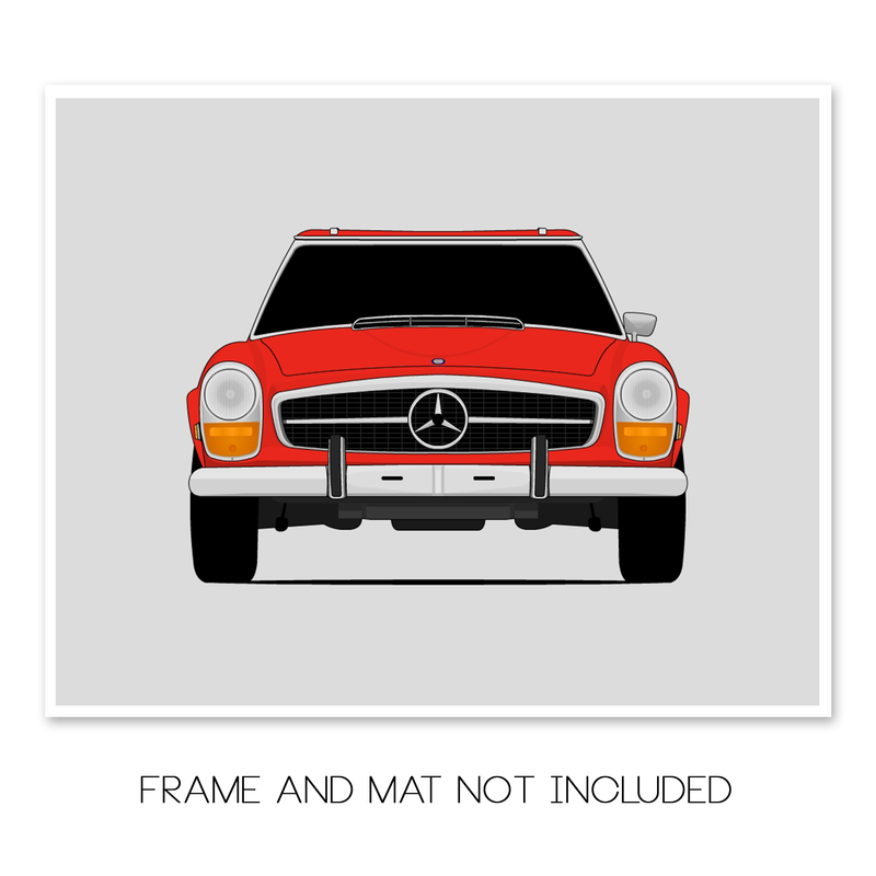 Mercedes-Benz 280SL W113 (1967-1971) Poster