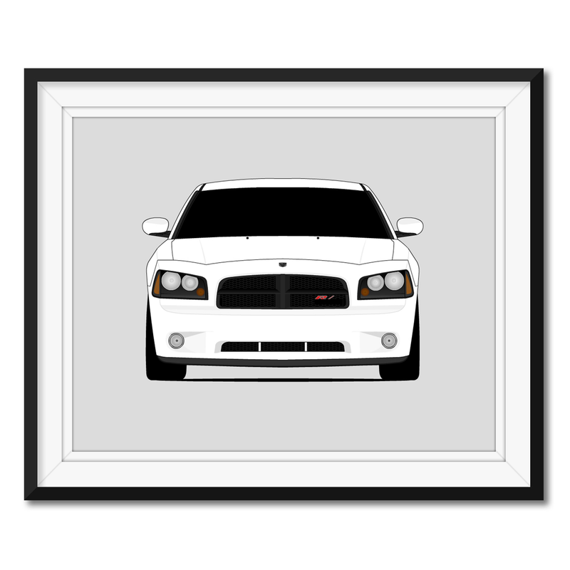 Dodge Charger R/T (2006-2010) Gen 6 Poster