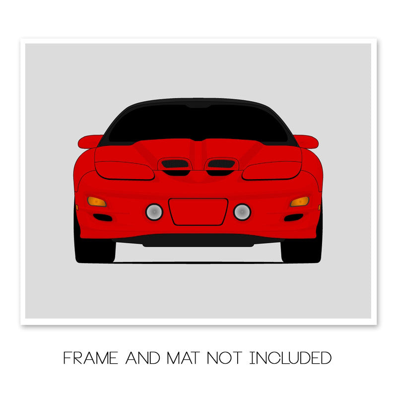 Pontiac Firebird Trans Am WS6 (1998-2002) Poster