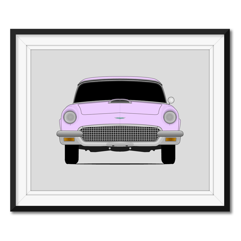 Ford Thunderbird (1955-1957) 1st Generation Poster