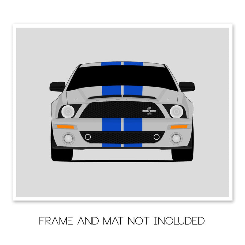 Ford Mustang Shelby GT500KR S197 (2008-2009) Poster