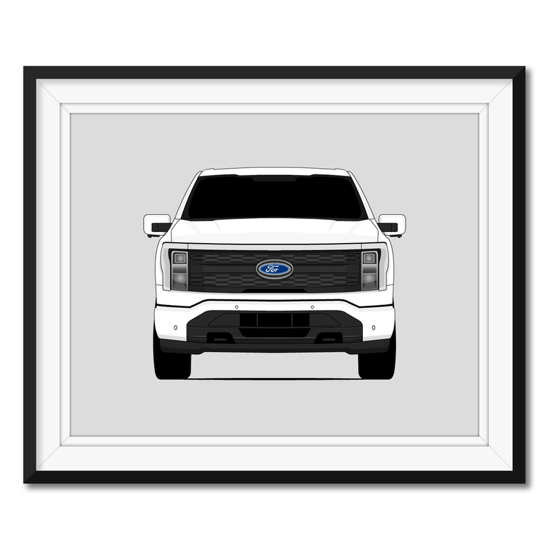 Ford F-150 Lightning (2023-Present) Electric 14th GEN Poster