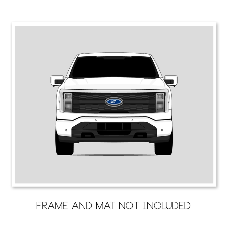 Ford F-150 Lightning (2023-Present) Electric 14th GEN Poster