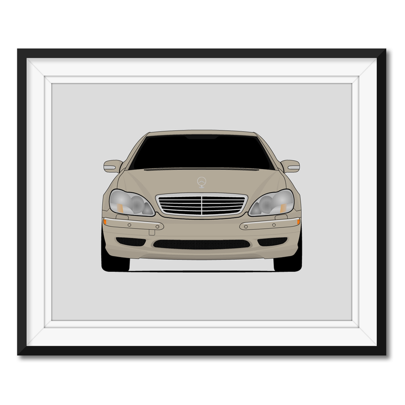 Mercedes-Benz S55 AMG W220 (1999-2005) Poster