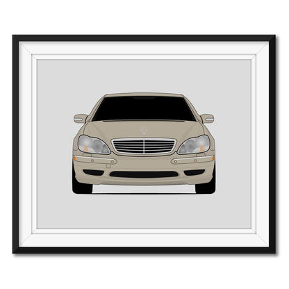 Mercedes-Benz S55 AMG W220 (1999-2005) Poster