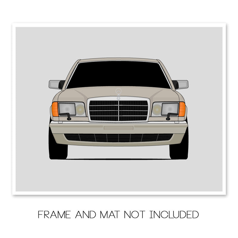 Mercedes-Benz 560 SEL W126 (1986-1991) Poster