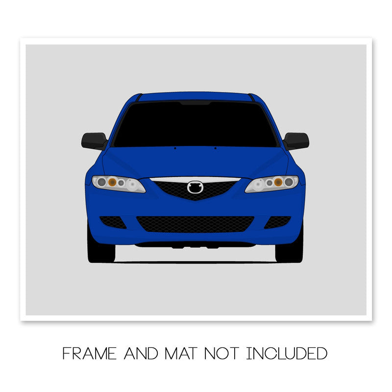Mazda 6 GG1 (2002-2004) 1st Generation Poster