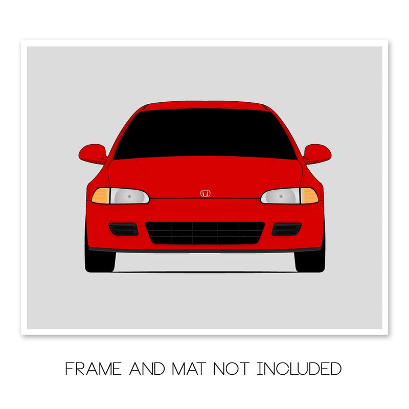 Honda Civic Si (1992-1995) Gen 5 Poster