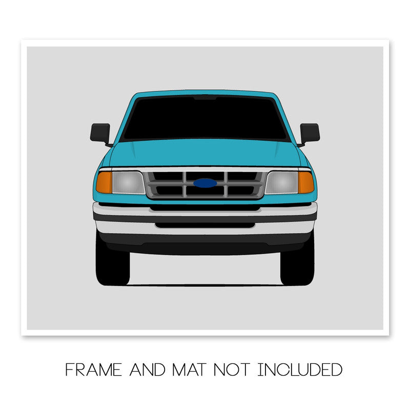 Ford Ranger (1993-1997) 2nd Generation Poster