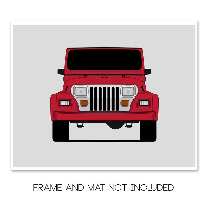 Jeep Wrangler YJ Renegade (1990-1994) 1st Generation Poster
