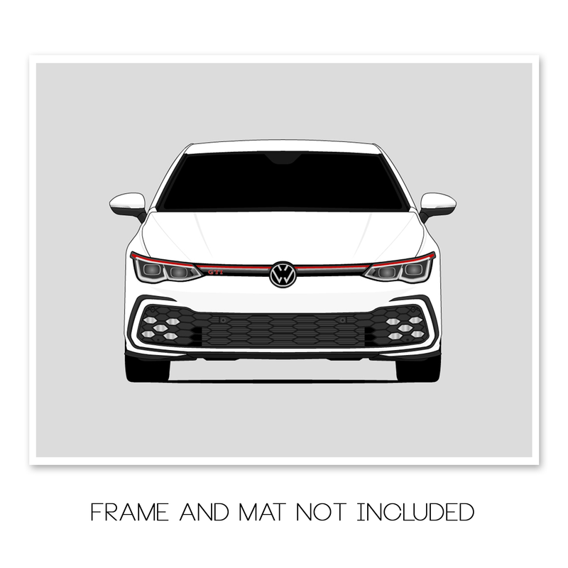 Volkswagen Golf GTI MK8 CD1 (2021-Present) Poster
