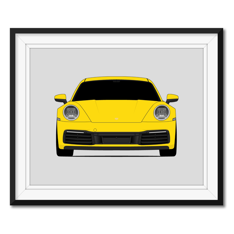 Porsche 911 Carrera (2019-Present) 992 Poster