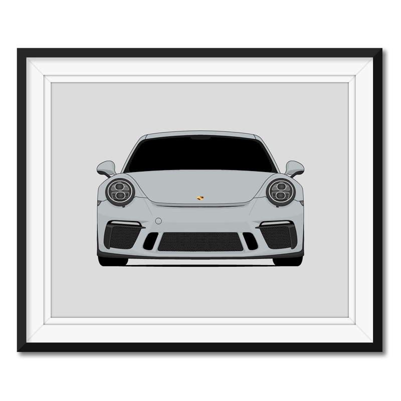 Porsche 911 GT3 (2017-2019) 991.2 Poster
