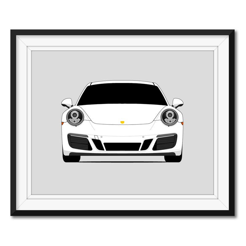 Porsche 911 Carrera GTS (2017-2019) 991.2 Poster