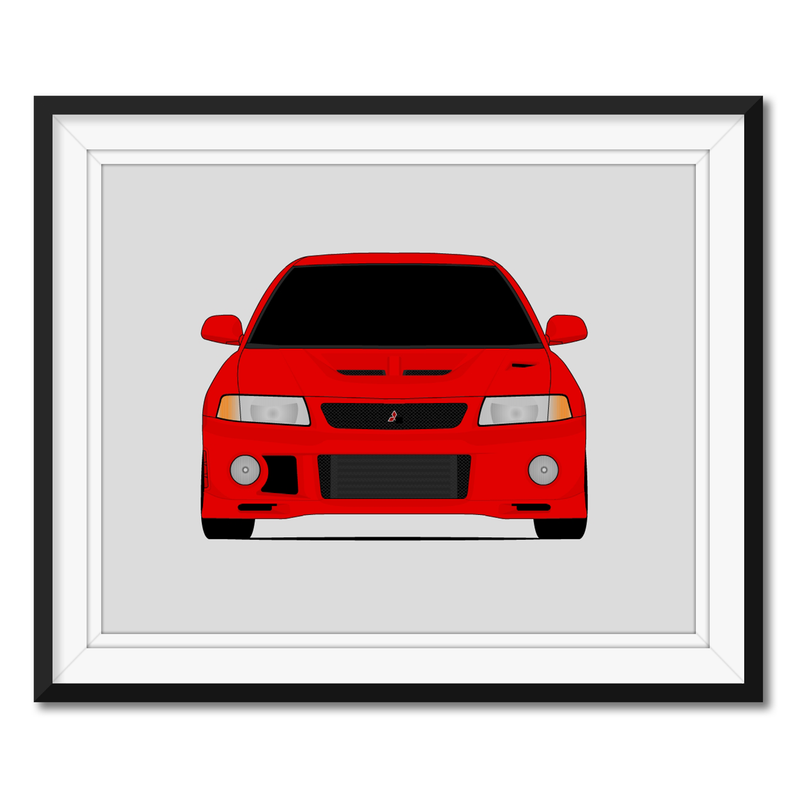 Mitsubishi Evo VI CP9A (1999-2001) Poster