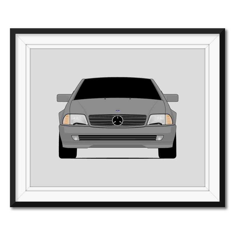 Mercedes-Benz 500SL R129 (1990-1995) Poster
