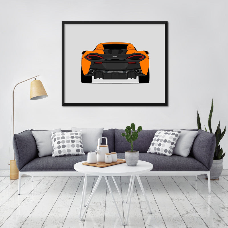 Mclaren 570S Spider (2017-2021) (Rear) Poster