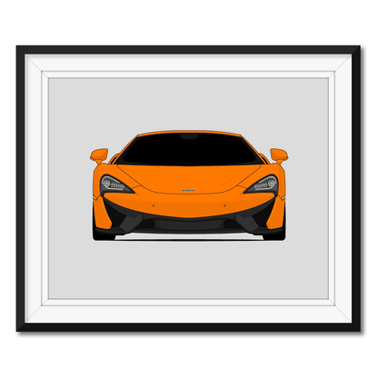 Mclaren 570S (2016-2021) Poster