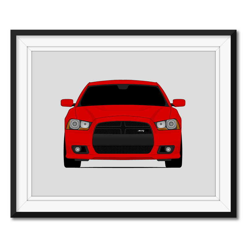 Dodge Charger SRT8 (2012-2014) Gen 7 Poster