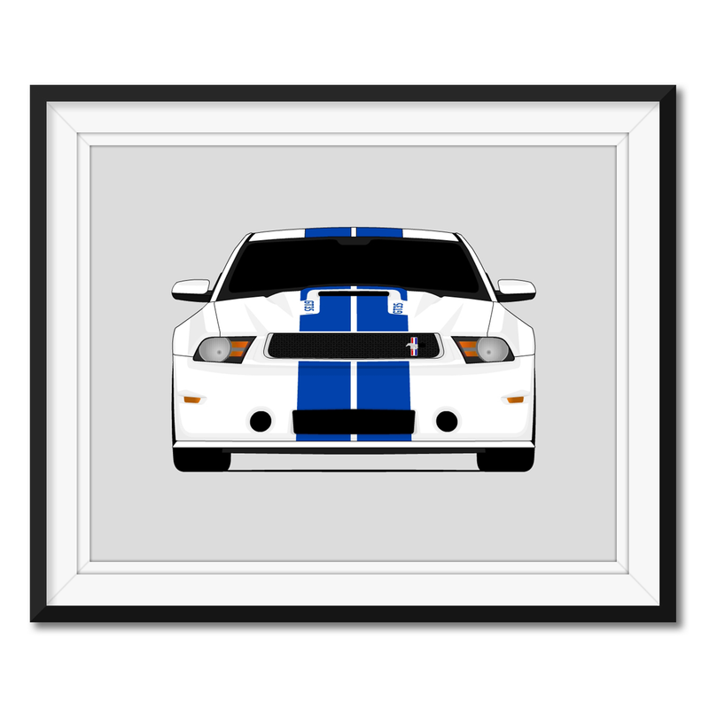 Ford Mustang Shelby GT350 S197 II (2011-2012) Poster