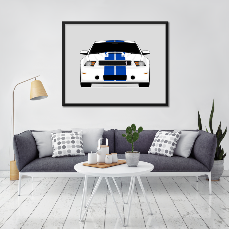 Ford Mustang Shelby GT350 S197 II (2011-2012) Poster