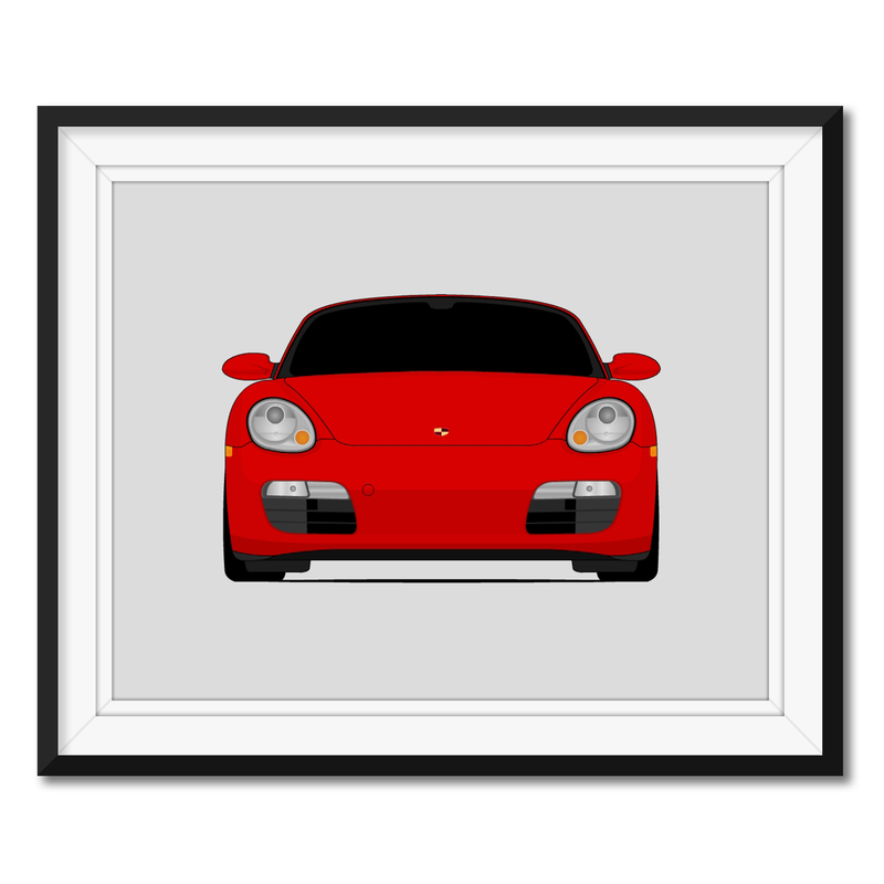 Porsche Boxster 987 (2004-2008) Poster
