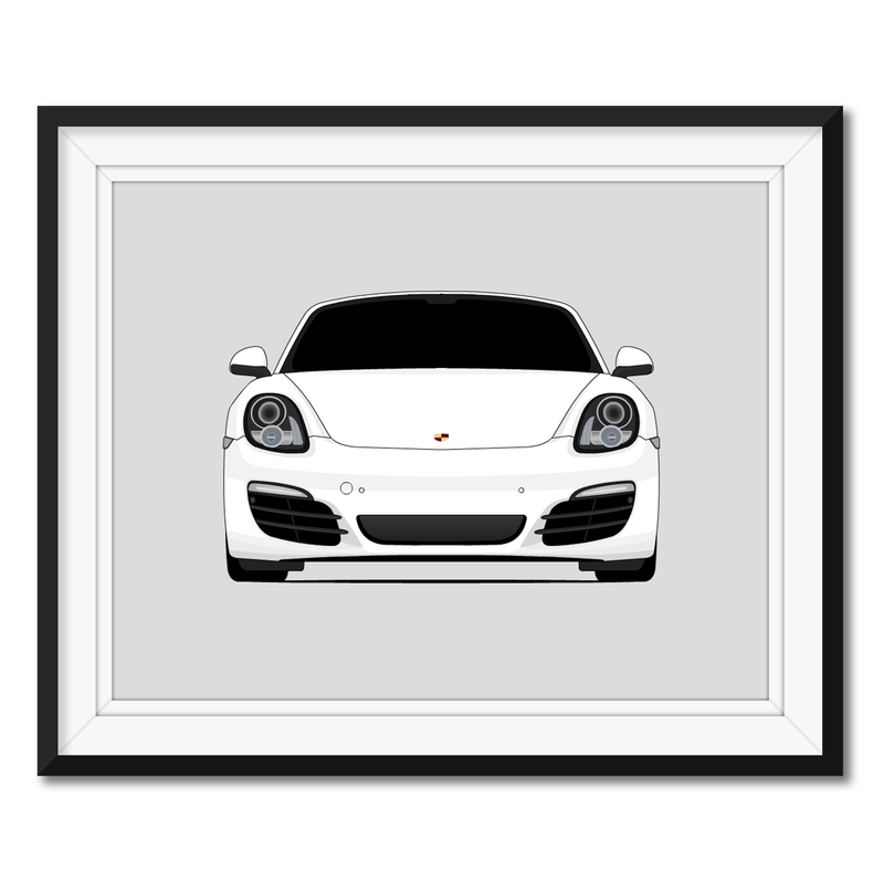 Porsche Boxster 981 (2012-2016) Poster