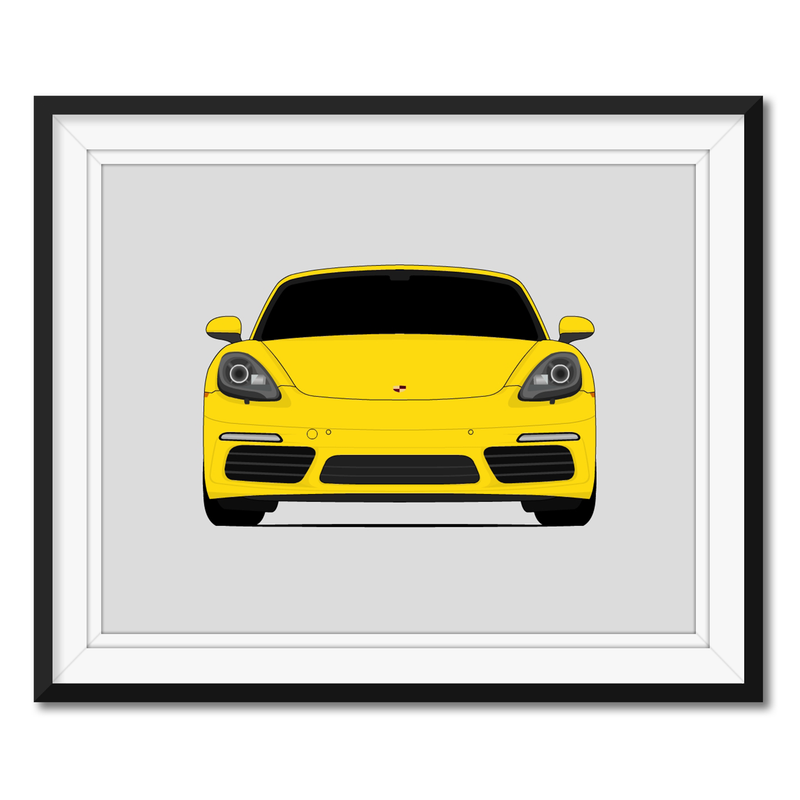 Porsche Boxster 718 (2017-2020) Poster