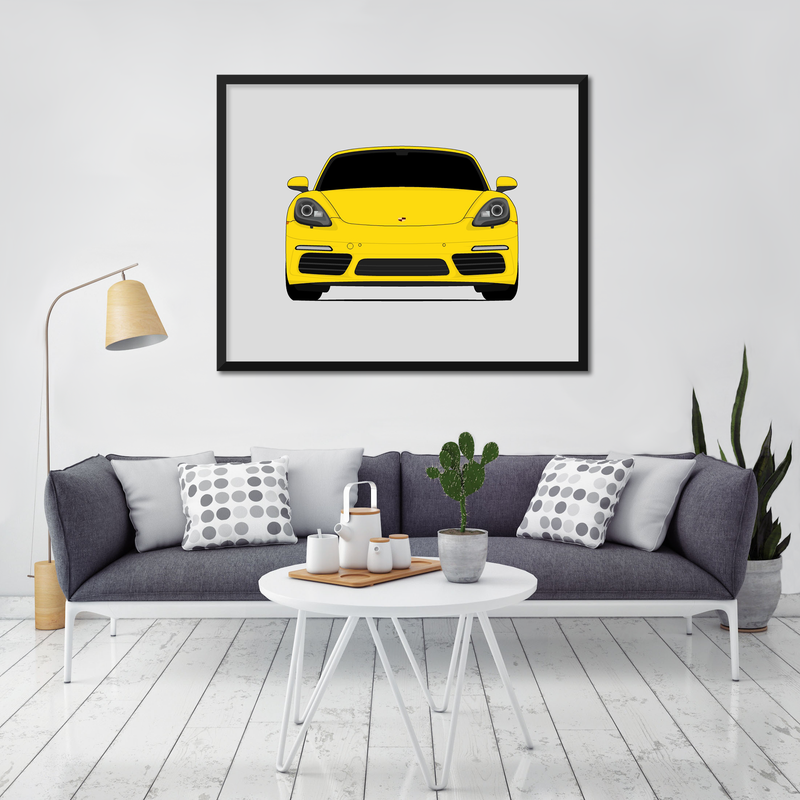 Porsche Boxster 718 (2017-2020) Poster