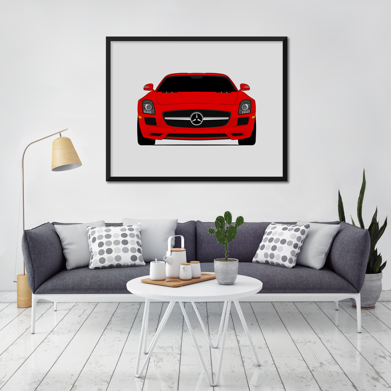 Mercedes-Benz SLS (2010-2015) Poster
