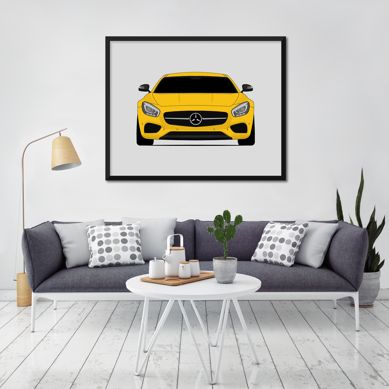 Mercedes-Benz AMG GT (2014-2017) Poster