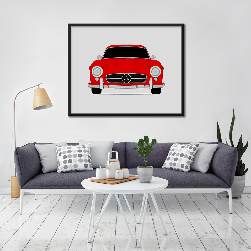 Mercedes-Benz 300SL Gullwing (1954-1957) Poster
