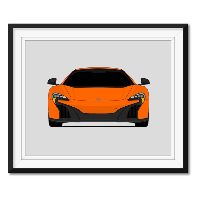 McLaren 650S (2014-2017) Poster