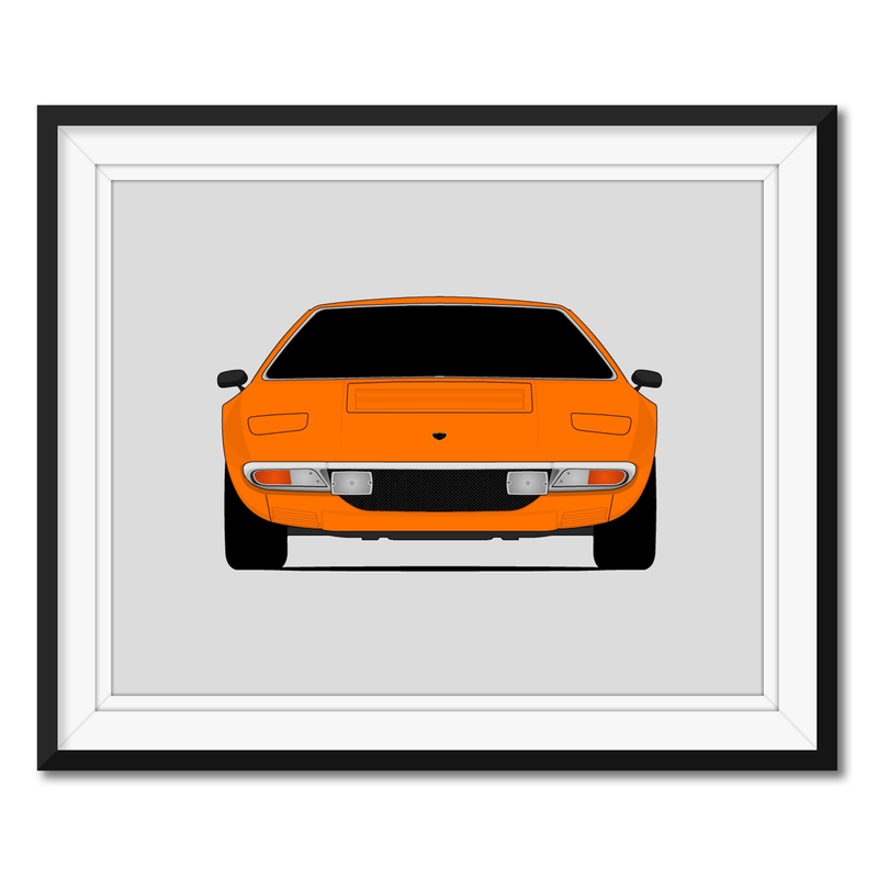 Lamborghini Urraco (1972-1979) Poster