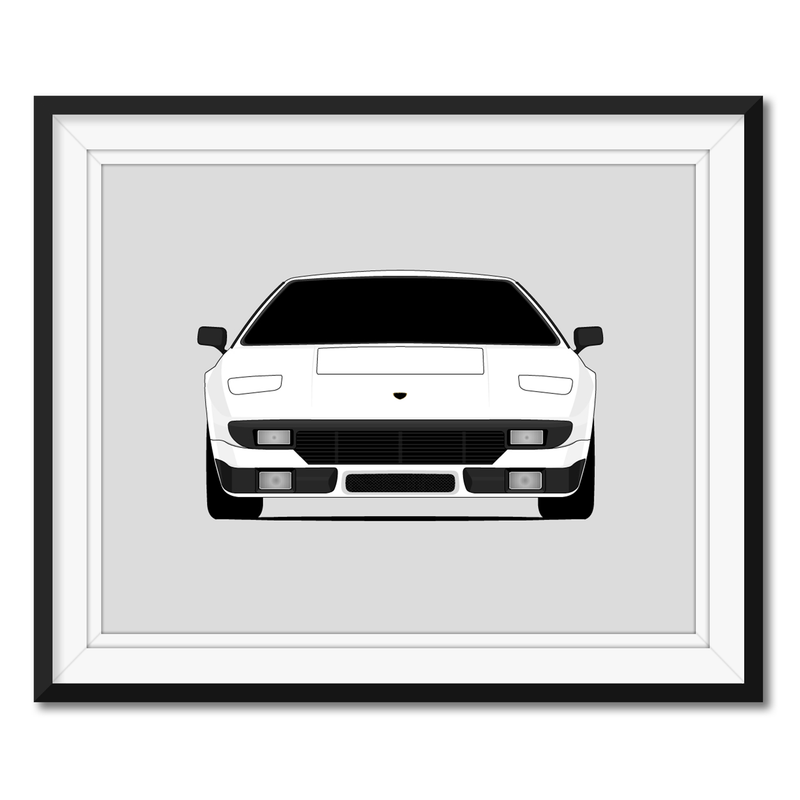 Lamborghini Silhouette (1976-1979) Poster