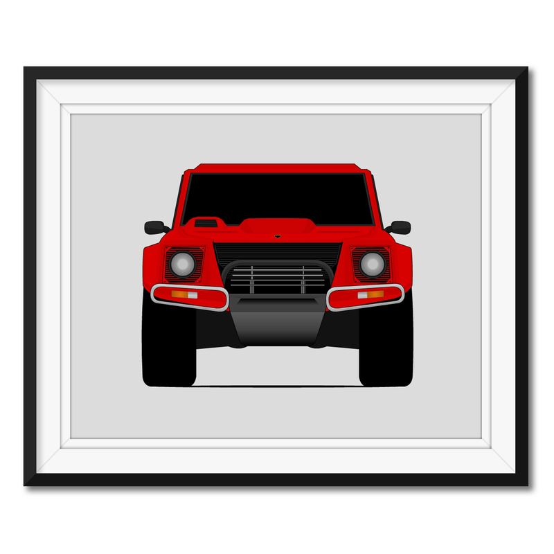 Lamborghini LM002 (1986-1993) Poster