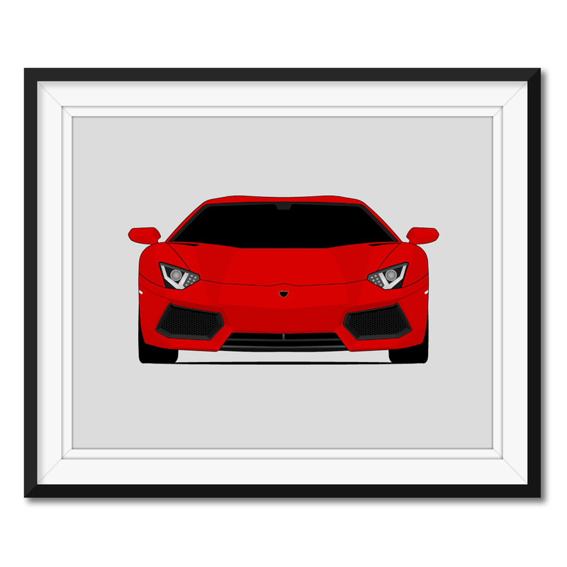 Lamborghini Aventador (2011-2016) Poster