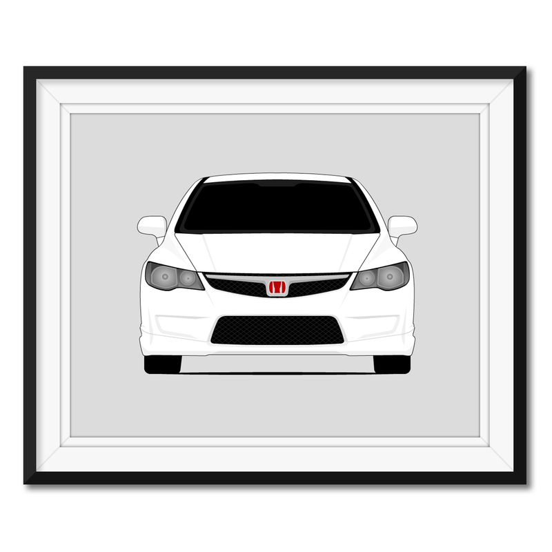 Honda Civic Type R FD2 (2007-2011) Gen 3 Poster