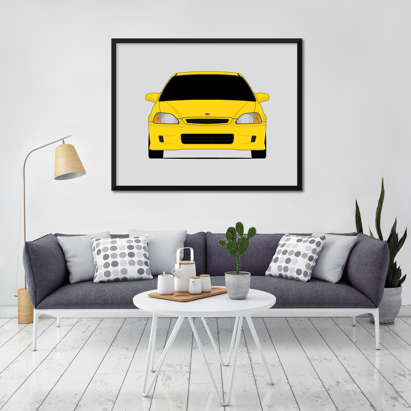 Honda Civic Type R EK9 (1997-2000) Gen 1 Poster
