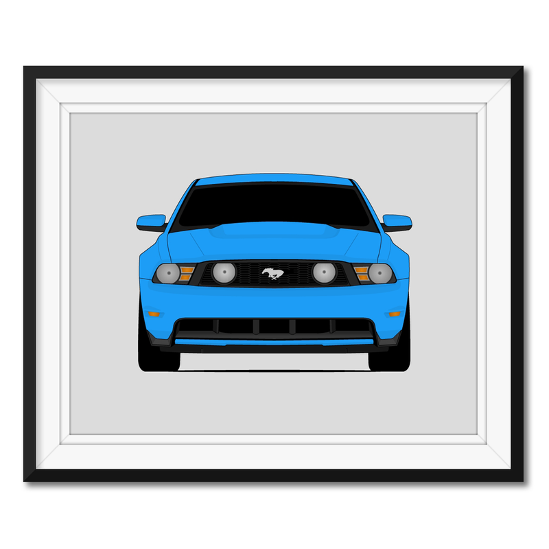 Ford Mustang GT (2010-2012) S197 II Poster