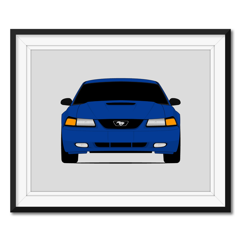 Ford Mustang GT (1999-2004) SN95 Poster