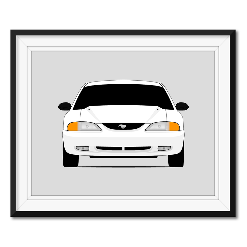 Ford Mustang GT (1995-1998) SN95 Poster